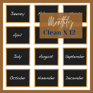 MONTHLY CLEAN X 12